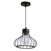 Lampe Suspension Industrielle Métal Retro Suspensions Cage Vintage Plafonnier